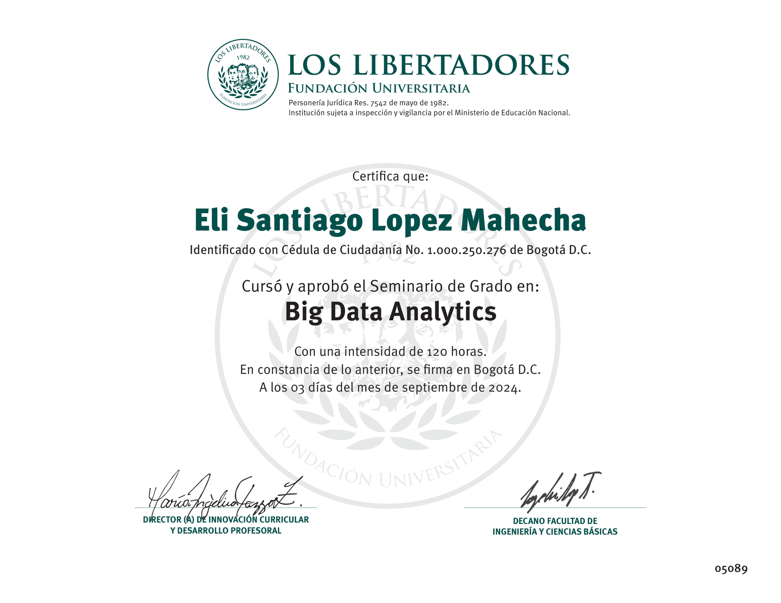 Seminario Big Data Analytics